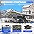 EROMMY 20' x 24' Heavy Duty Metal Carport with Galvanized Steel Roof & Base for All-Weather Protection, Outdoor Carport Garage, Versatile for Car, Boat, Tractor, and Party Use, Dark Gray