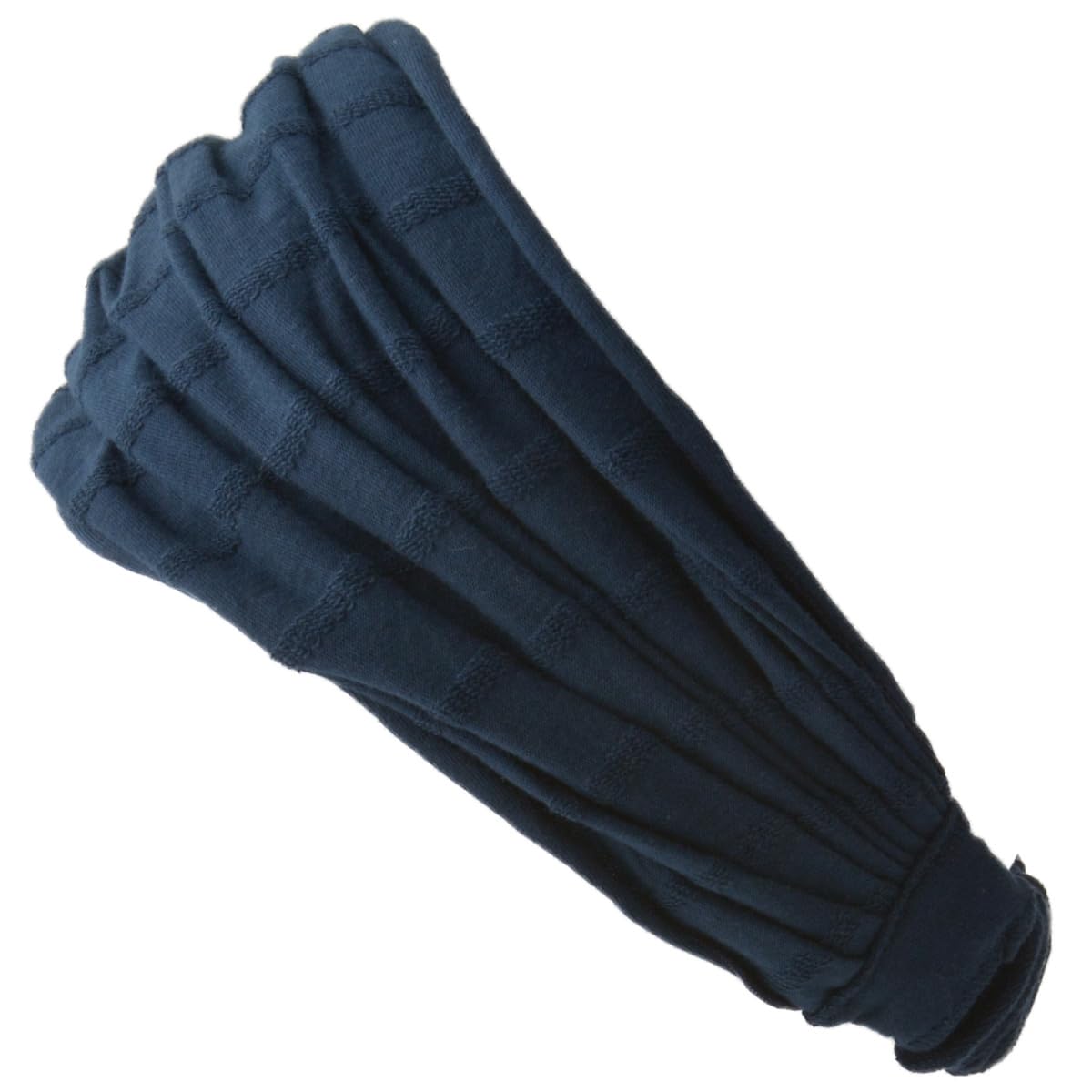 CHARM Bandana Headband for Men & Women, Wide, Non-Slip, Moisture Absorbing Sweat Band for Sports and Daily Styling Navy-image-8