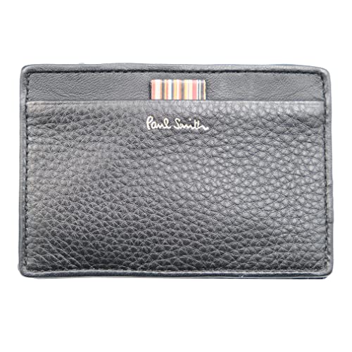 [ポールスミス] パスケース 小銭入れ 本革 ブラック C61210