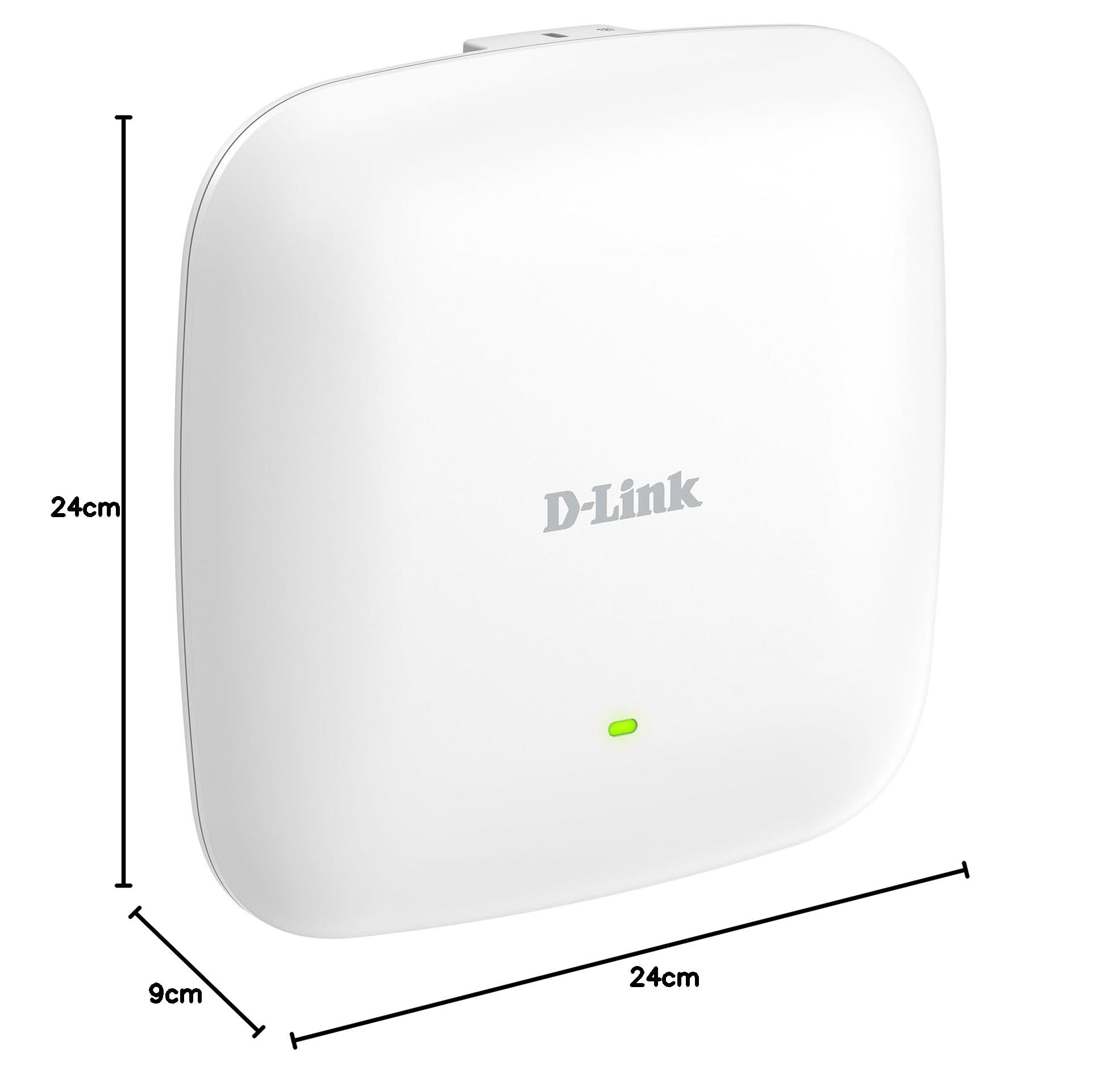 D-Link DAP-X3060 Access Point Nuclias Connect Wi-Fi 6 AX3000 Dual-Band PoE, Ethernet 2.5G, MU-MIMO, WPA3, Fast Roaming, montaggio a parete/soffitto, gestione centralizzata gratuita