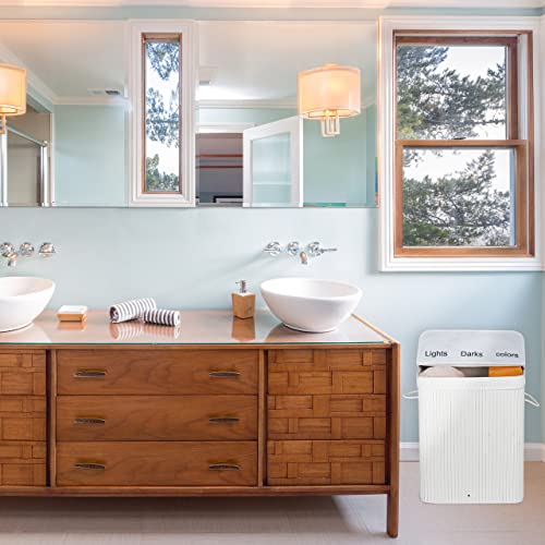 Relaxdays Cesto Portabiancheria, in bambù