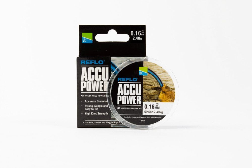 Preston Innovations Accu Power Rig Line 100m Spool: 0.22mm
