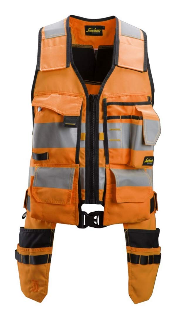 Snickers Workwear AllroundWork CL1 High-Vis Tool Vest, yellow, XL