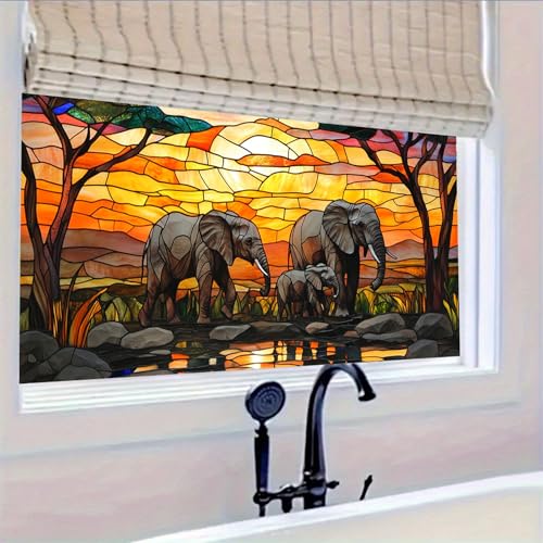 Vinilo Decorativo para Ventana HOMETITUTE 39.3x17.7 pulg miniatura 5