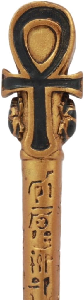 Ebros Egyptian Symbol Of Life Ankh Cross Ballpoint Pen Set Of 6 Figural Gods Of Egypt Theme Pen With Egyptian Hieroglyphs Amulet Key Of Life Crux Ansata