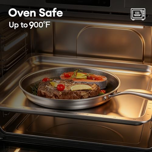 Image of COOKER KING Stainless Steel Cookware Set, Pots and Pans Set Non Stick, Frying Pans, Saucepan, Saute Pan & Stock Pot, Non Toxic, Induction, Oven, Dishwasher Safe, PFOA Free