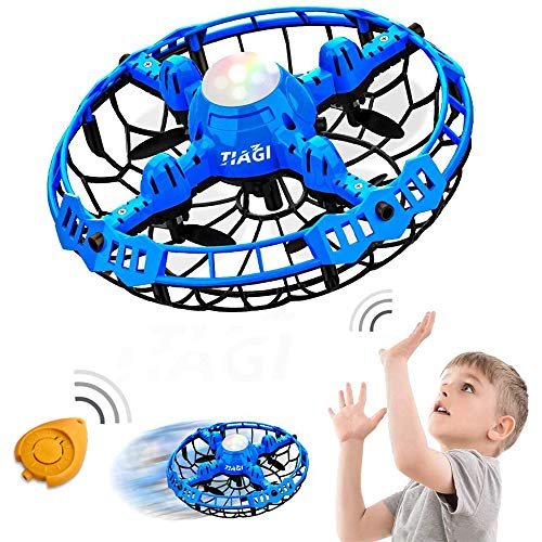 Tiagi Mini Hand Flying Drones For Kids Hand Operated UFO Scoot Indoor Drones For Age 8-12 Christmas Toys For Boys and Girls