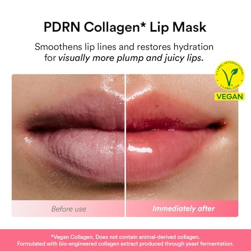 Image of Abib PDRN Vegan Collagen Lip Mask Glazed Jelly 0.38 fl oz | Korean Lip Butter Balm Overnight Sleeping Mask Hydrating Care Moisturizer Treatment for Flakey, Dry Lips