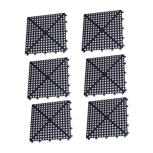 Dalles de sol emboîtables noires pour aménager votre terrasse - 2