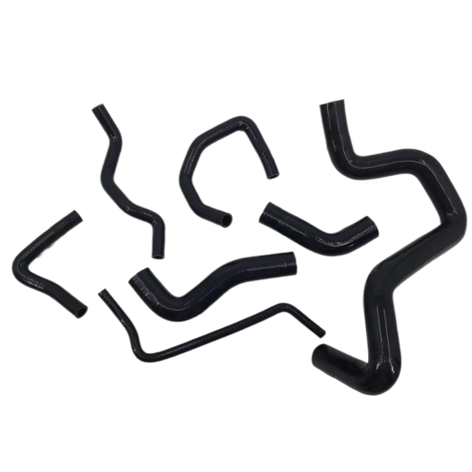 Kit tubo radiatore Compatibile Con Per Bora Per Jetta Per Golf MK4 Kit Di Raffreddamento Tubo Flessibile Del Radiatore Componenti Di Raffreddamento Motore Automatico(Nero)