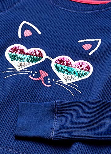 Amazon Essentials Girls and Toddlers' Long-Sleeve Thermal T-Shirt Tops (Previously Spotted Zebra), Multipacks2