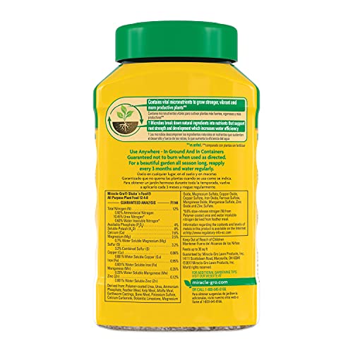 Image of Miracle-Gro Shake 'N Feed Rose & Bloom Plant Food, 4.5 lb