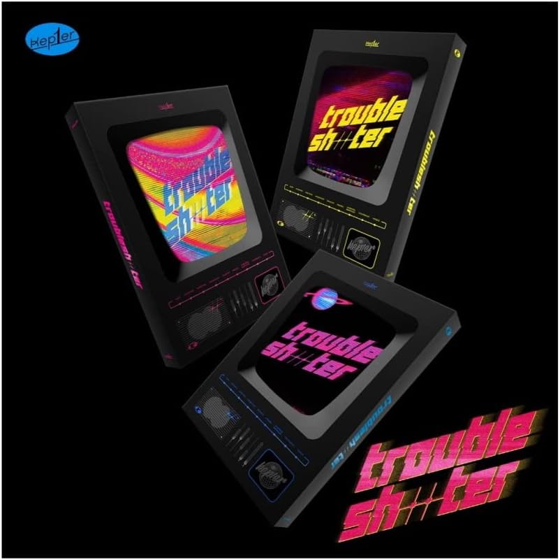 DREAMUS Kep1er - TROUBLESHOOTER 3rd Mini Album+Folded Poster (k+mindinght+Daydream ver. Set) (VDCD6928)