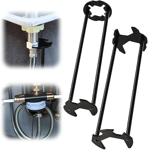 2 piezas de llave de fregadero multifuncional, 2025 nueva llave universal de 7 tamaños para plomería debajo del fregadero para plomeros