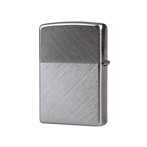 Image of Zippo Classic Herringbone Sweep Design, Silver, Pocket Fuel Windproof Premium Lighter (BIS Certifed)