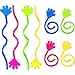 Produktbild Boao 36 Stücke Multi Farben Vinyl Mini Sticky Hand Spielzeug für Kinder Party Favors (S Größe)