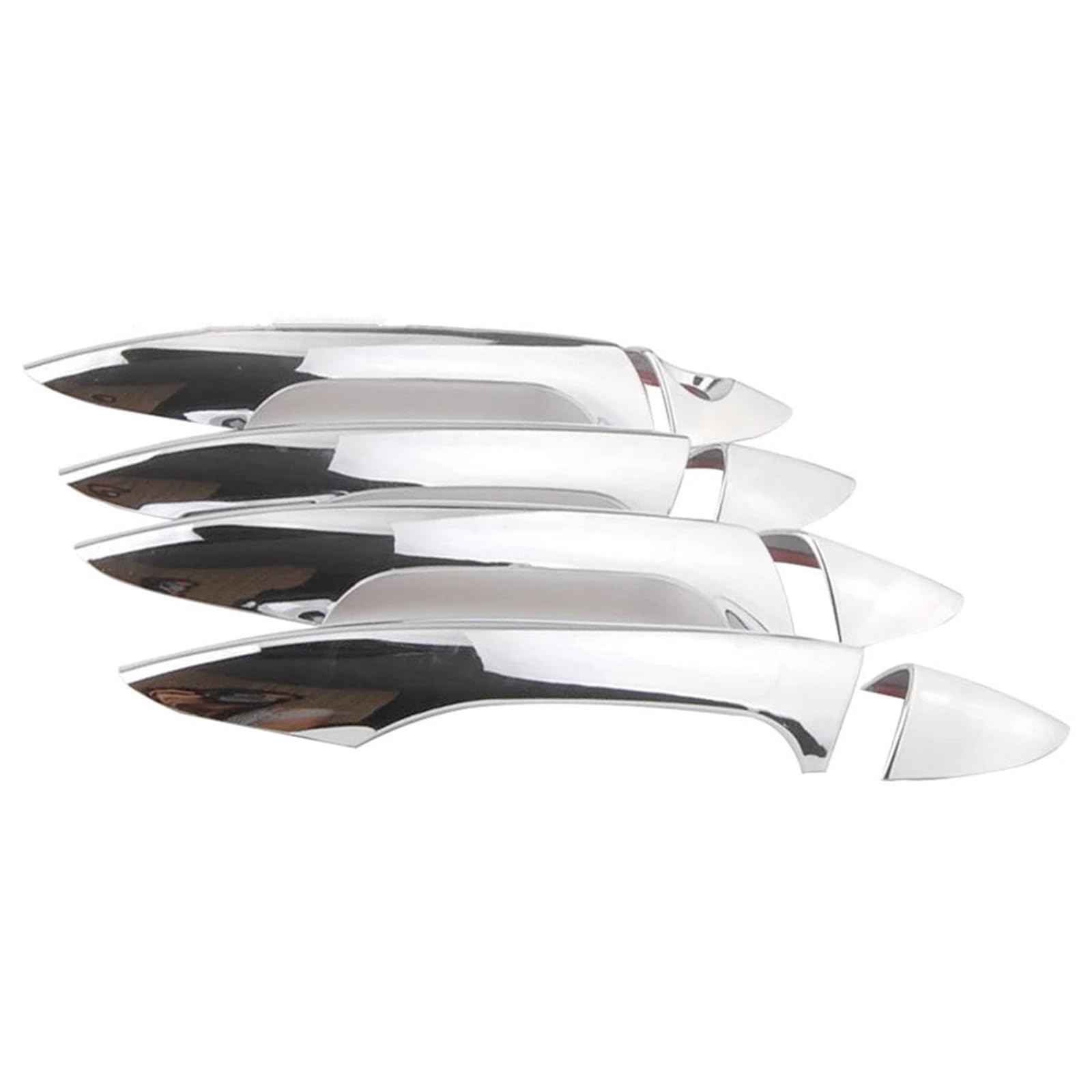 DSEQOPHH Outer Handle Cover Compatible with Hyundai for Elantra 2011 2012 2013 2014 2015 Door Handle Cover Trim Moldings 8PCS Set ABS Chrome