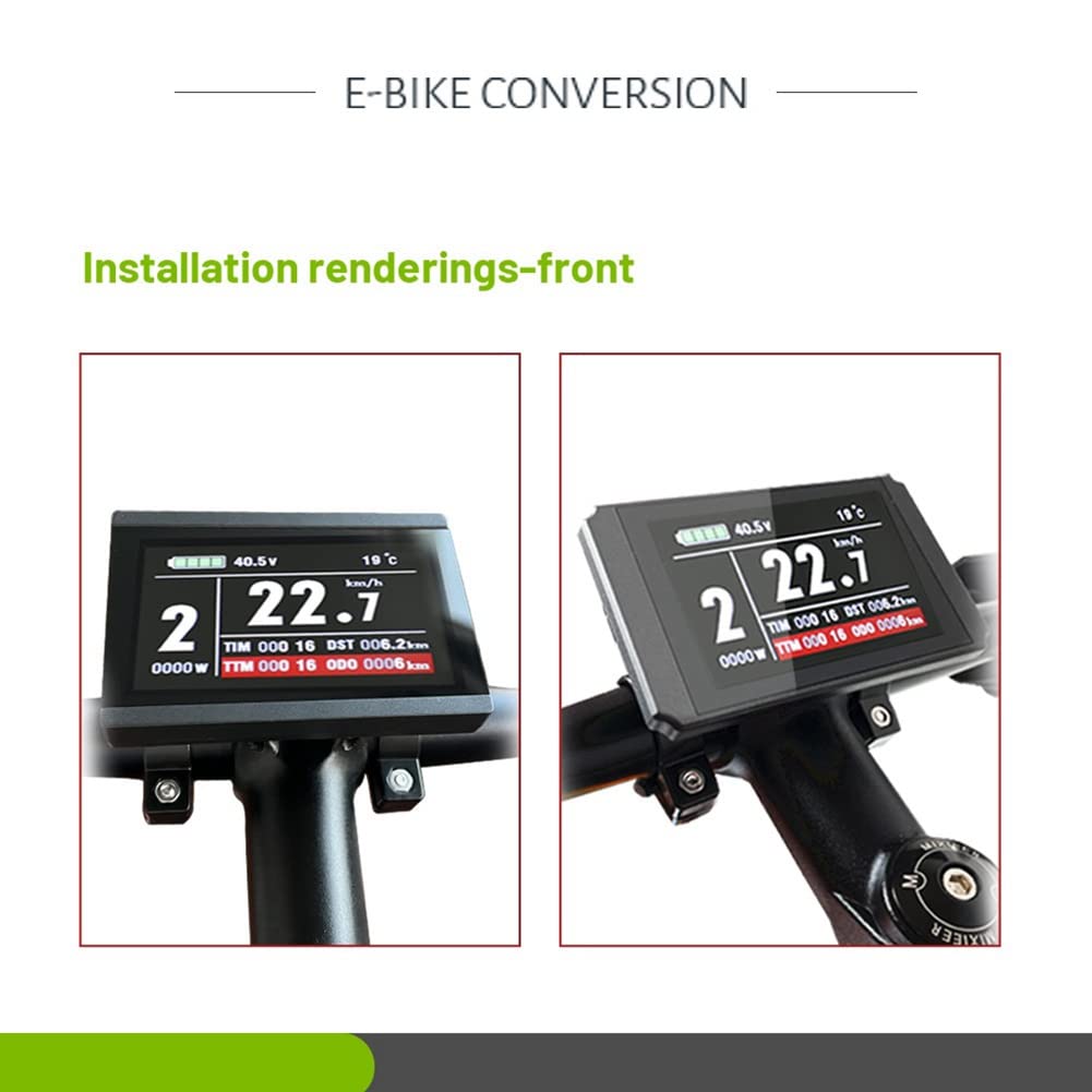 Supporto per Display LCD elettrico Set di staffe LCD per bici elettrica per Display LCD3/LCD3U/LCD8H/LCD8HU  18
