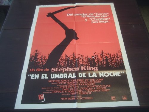 Original South American Movie Poster Children Of The Corn Linda Hamilton 1984