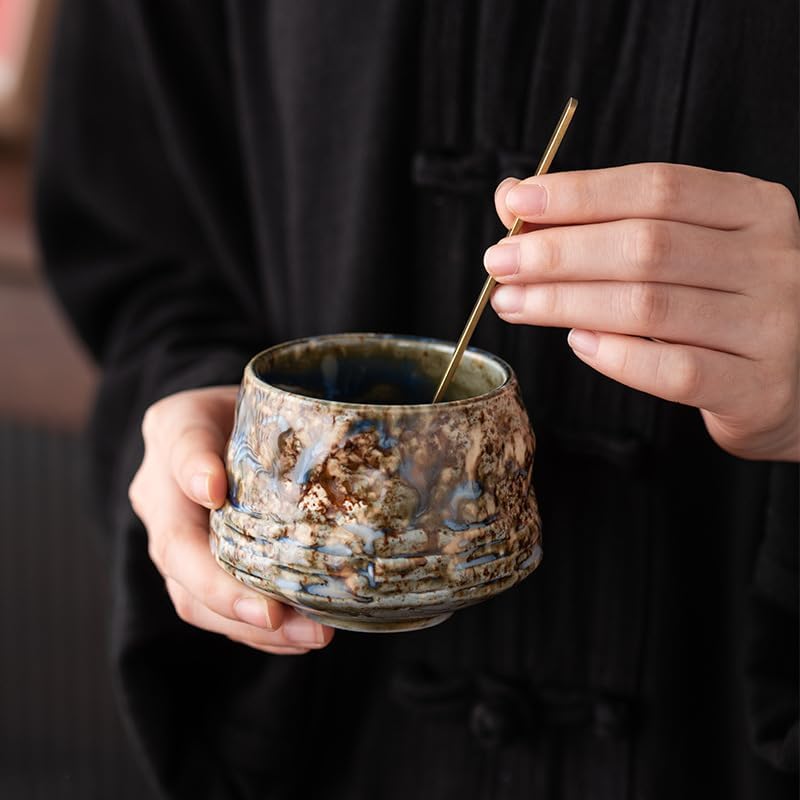 GSOUL Kungfu Tea cup Retro Ceramic Coffee Cup Kiln-changed Afternoon Tea Creative Small Tea Cups