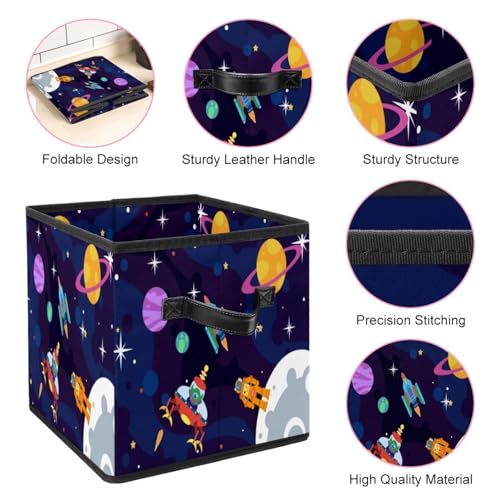 Boîte de rangement pliable cube espace pour chambre d'enfant - 5