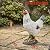 Elenon Farmhouse Rooster Statue Outdoor Garden Decor, Realistic Chicken Figurine with Hand-Painted Details, Resin Farm Animals Collection Decoration Ornament for Yard Patio Lawn Backyard
