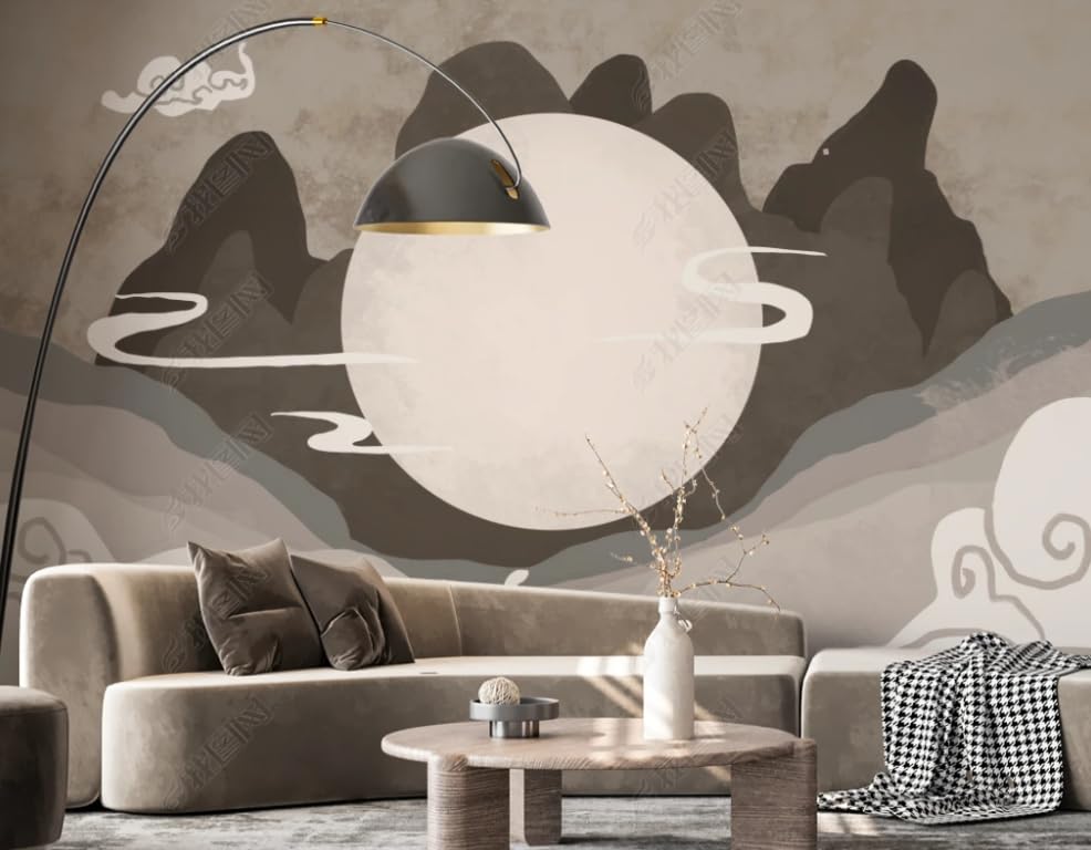 Décoration Murale Soleil Rouge Grand Format pour Restaurant - 2