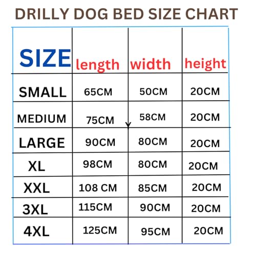 Image of DRILLY Premium Fur XXL Dog Bed for Extra Large Dogs Washable-Orthopedic Big Dog Beds | Big Breed | | Giant Human Dog Bed (XXL)