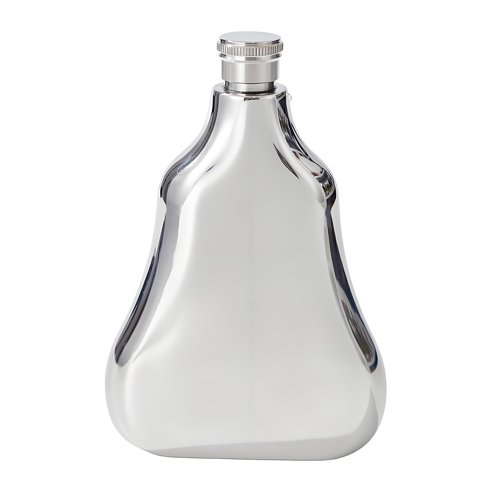 Ekoama Stainless Steel Hip Flask with Cover 6Oz Portable Liquor Container Wine Bottle For Outdoor Travel And Party