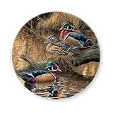 Rosemary Millette - Posavasos de madera con diseño de pato