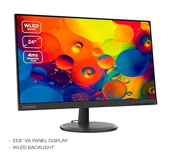 Lenovo C24-25 PC Computer 24'' Monitor- ( AMD FreeSync, HDMI