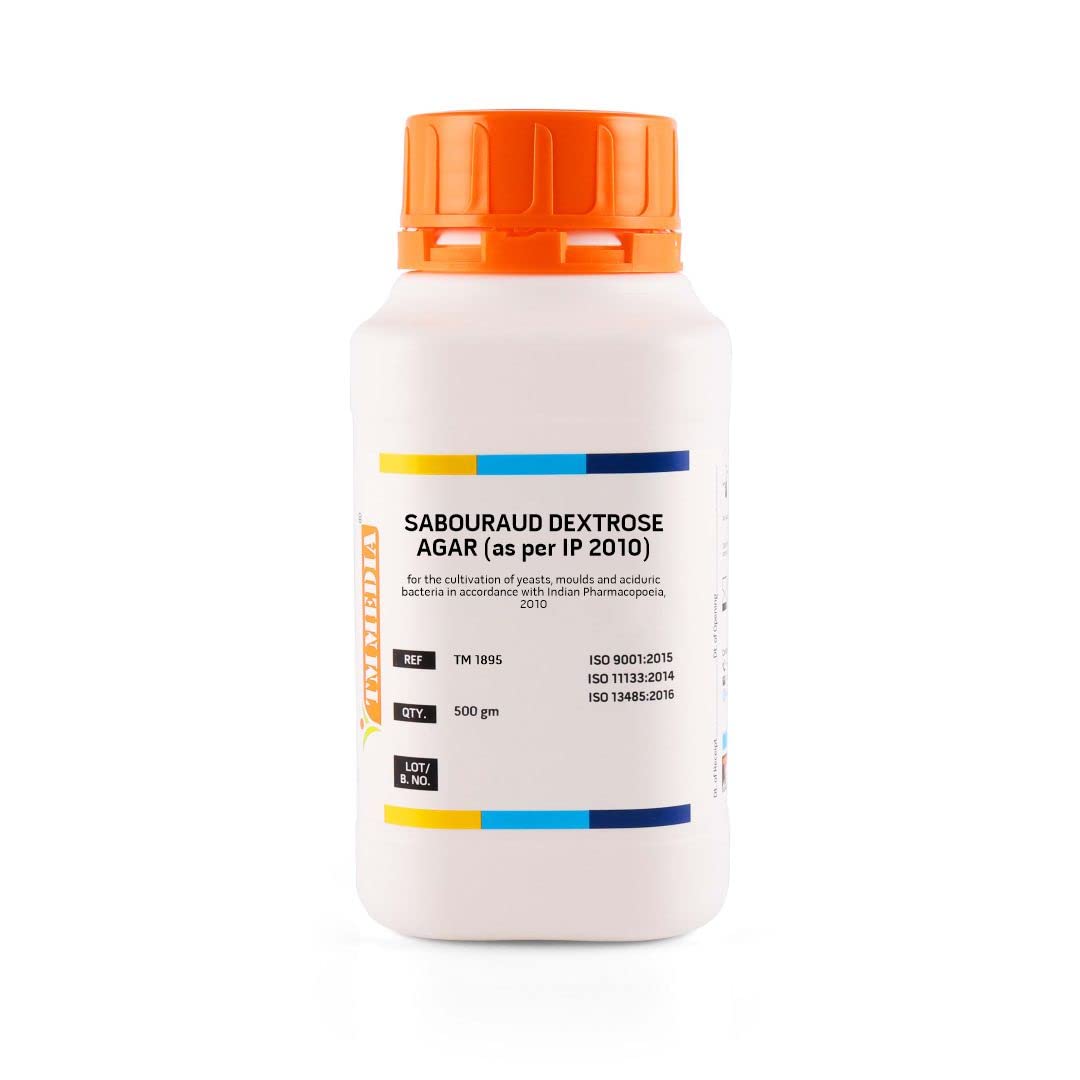 TM MEDIA - SABOURAUD DEXTROSE AGAR (as per IP 2010) (500 gm)