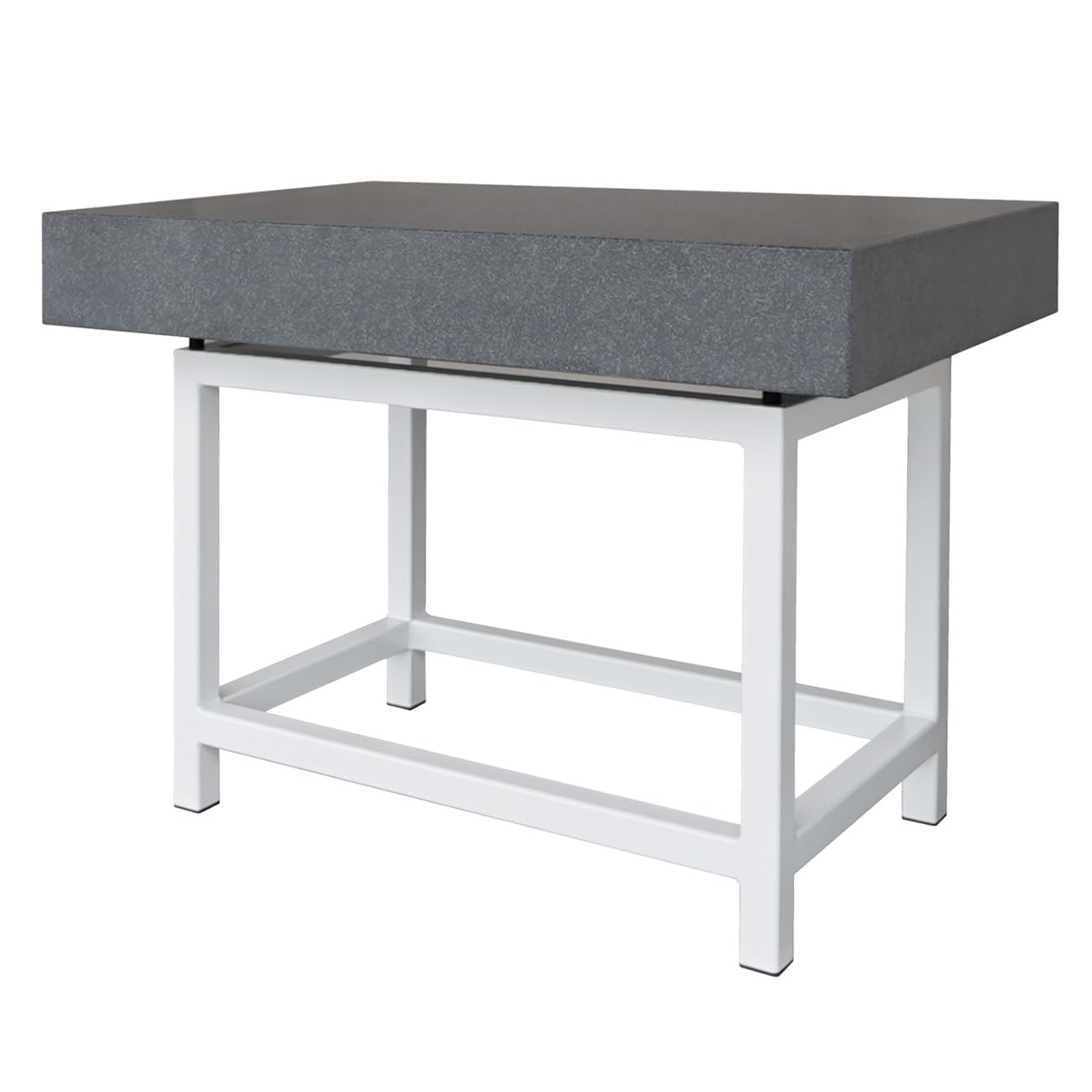 ASIMETO Granit-Messplatte mit Winkelgestell – 1600 x 1000 x 160 mm