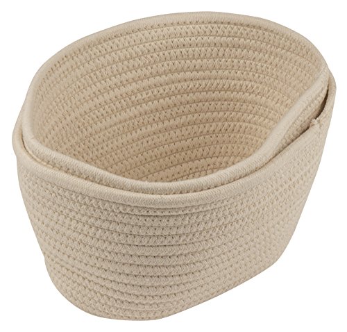 "Juvale Small Cotton Rope Baskets - 3 Pack" - Image 2