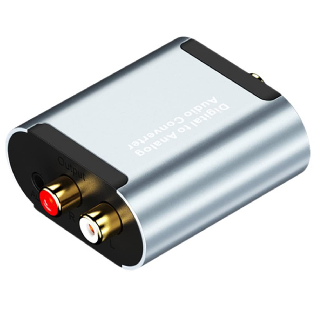 Convertidor digital a analógico coaxial entrada SPDIF para audio 8