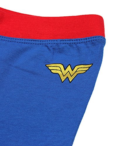 INTIMO Girls' Toddler Wonder Woman Tutu Pajama Set3