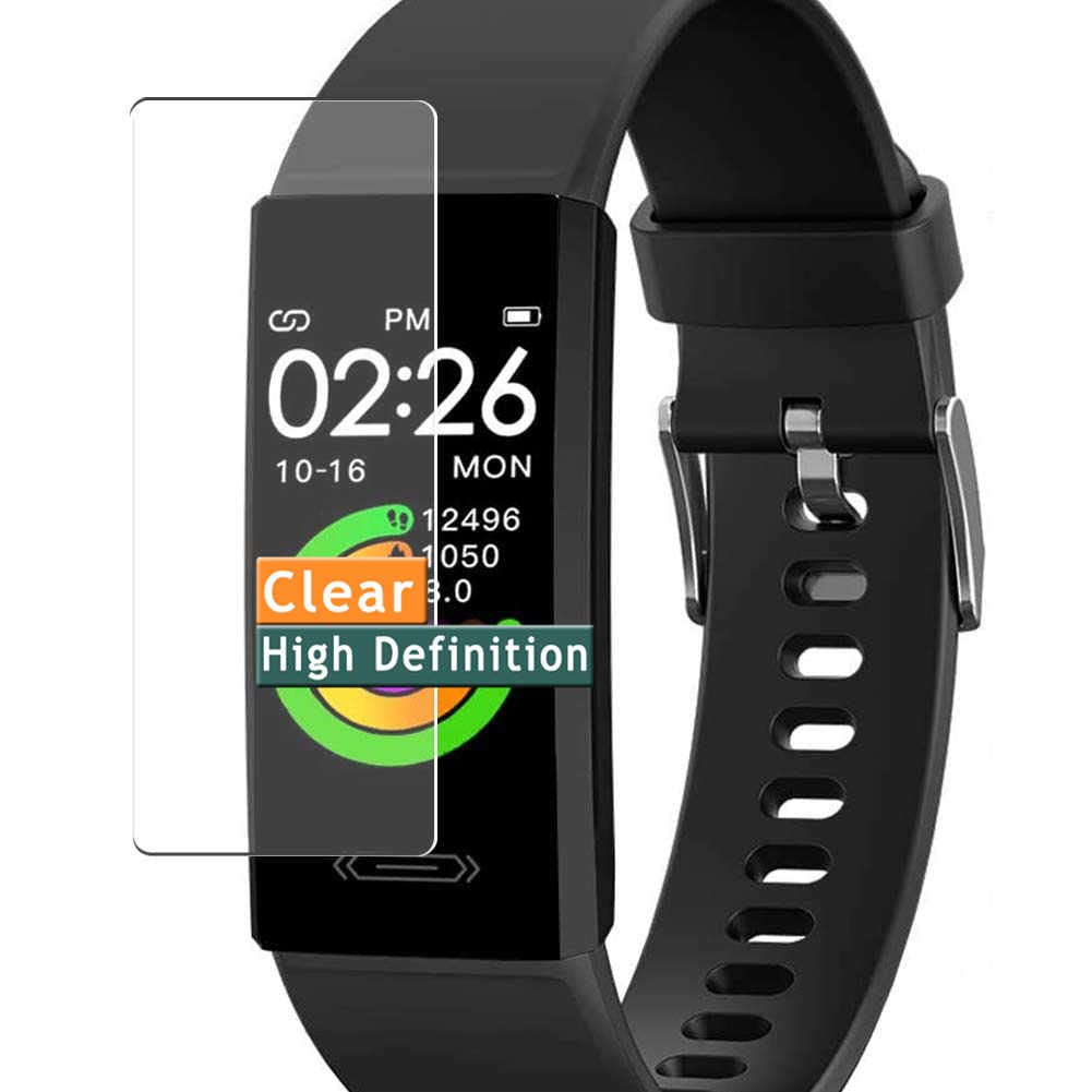 3-Pack Screen Protector, compatible with DSMART V100S Fitness Tracker smartwatch TPU Film Protectors Sticker [ Not Tempered Glass ]