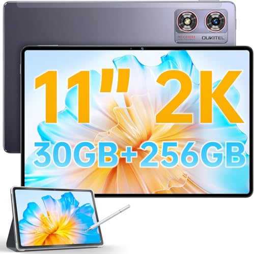 OUKITEL OT8 Tablet 11 Pulgadas - 30GB+256GB(1TB TF) Tablet Android 13, Pantalla 2K, Batería 8800mAh...