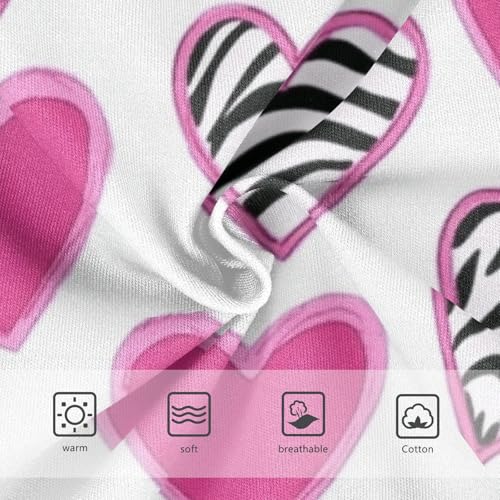 Girls' Hipster Panties Comfort Underwear for Young Girls animal Heart Print Decorative Material3