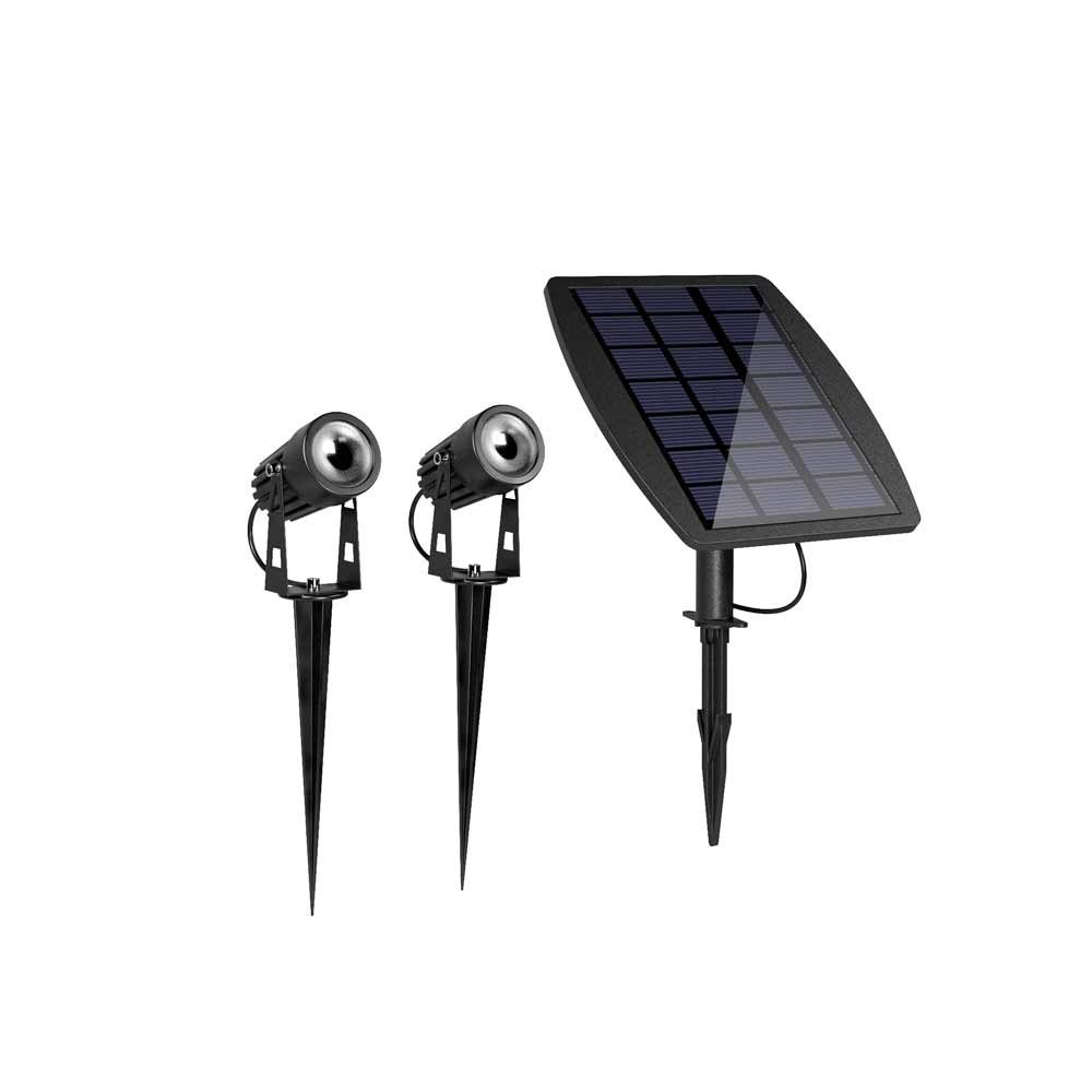 SolarCentre® Atlas Lot de 2 spots solaires d'extérieur