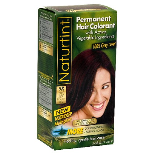 Naturtint Permanent Hair Colorant, 9R Fire Red, 5.45-Ounces (Pack Of 2)