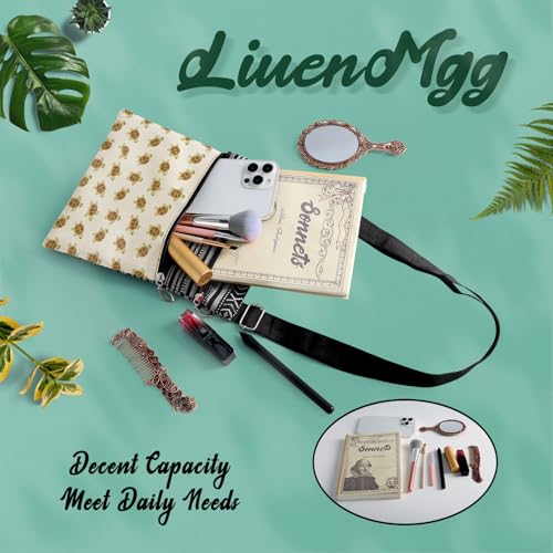 Cartoon Sea Turtles Messenger Bag Small Ethnic Pattern Adjustable Strap Crossbody Zipper Pouch Cartoon Sea Turtles Phone Organizer Wallet Cute Shoulder Handbag for Women Friends 7