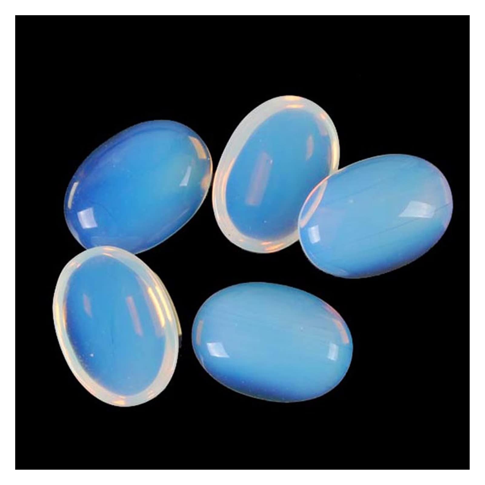 Cabochon opale ovale 18x13mm idéal pour personnaliser vos bijoux faits main en atelier