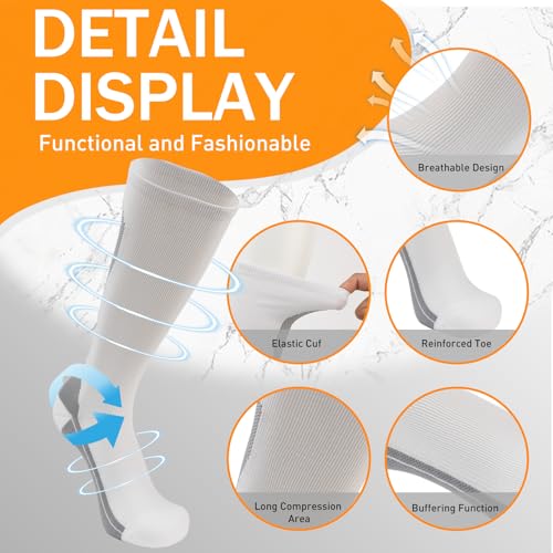 Men’s Socks Women Soft Athletic Socks for Sports Running and Daily Comfort3