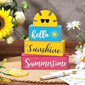 Summertabledecorhellosunshinewoodenblocksignfarmhousesummertimebeachtieredtraydecorrustictablecenterpiecessummerdecorationsforhomedeskshelfmantleofficedecorations Urban Country Home Decor Summer table decor hello sunshine wooden block sign farmhouse summertime beach tiered tray decor rustic table centerpieces summer decorations for home desk shelf mantle office decorations urban country home decor