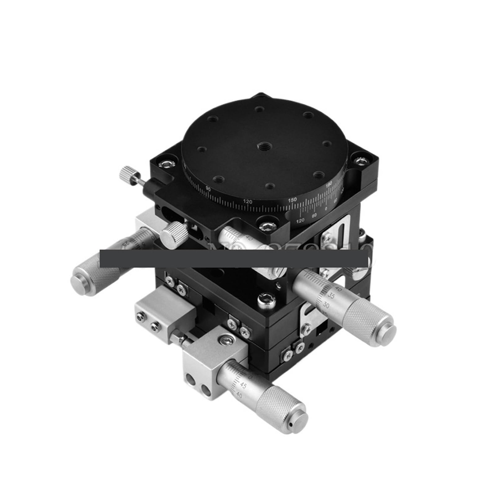 YFBCMXSKG XYZR axis 60 * 60mm V-Type 4 Axis Trimming Platform Manual Linear Stage Bearing Tuning Sliding Table 29.4N LT60-LM XYZR60-LM