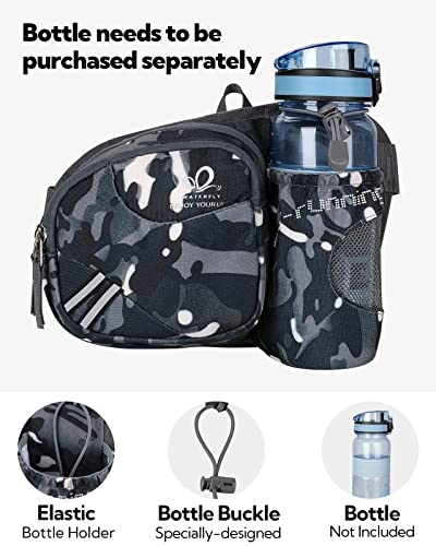 Riñonera de senderismo Waterfly con porta botellas para pasear al perro cómodamente 3