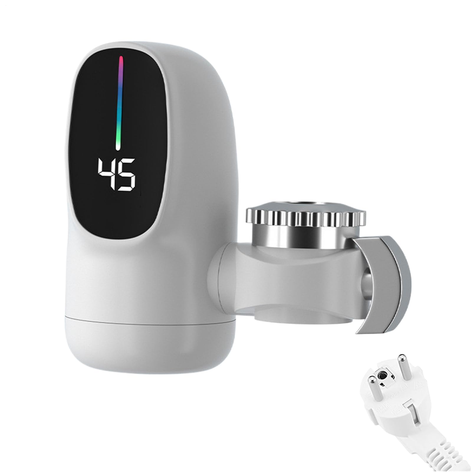 Rubinetto Acqua Calda Istantanea, Rubinetto a Riscaldamento Rapido con Display Digitale LED, Accessorio Elettrico da 3000 W per Hotel, Casa, Interno, Bagno e Cucina