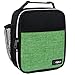 OPUX Premium Insulated Lunch Box | Soft Leakproof School Lunch Bag for Kids, Boys, Girls | Durable Reusable Work Lunch Pail Cooler for Adult Men, Women, Office - Fits 6 Cans (Heather Green)