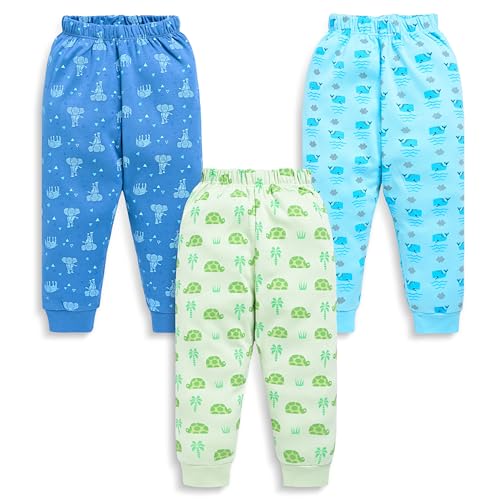 Image of LuvLap Baby Boys & Girls 100% Cotton Pyjama Pack of 3